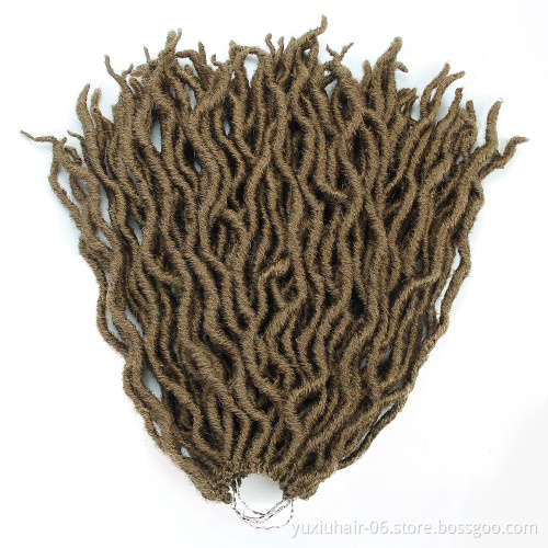 wholesale synthetic Crochet for Hair  Crochet Hair Deep Wavy Dreadlock Crochet Braids Hair